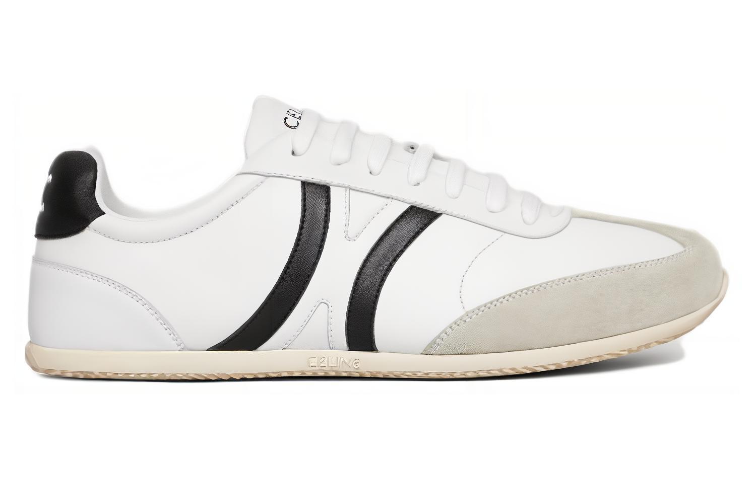 CELINE Triomphe Low-Top Casual Shoes Men's White
