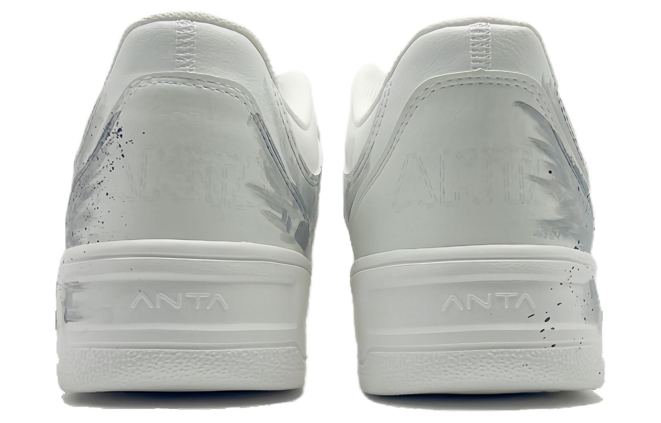 Anta Relaxed Thermal Slip Resistant Cushioning Low Top Skateboard Shoes Unisex Gray White купить в интернет-магазине Yoocart с быстрой доставкой по России.