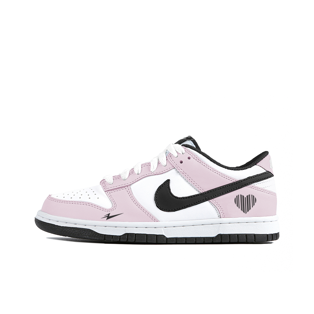 Nike Dunk Be True Ido Anti-Slip Wear-Resistant Low-Top Skateboard Shoes Unisex Pink