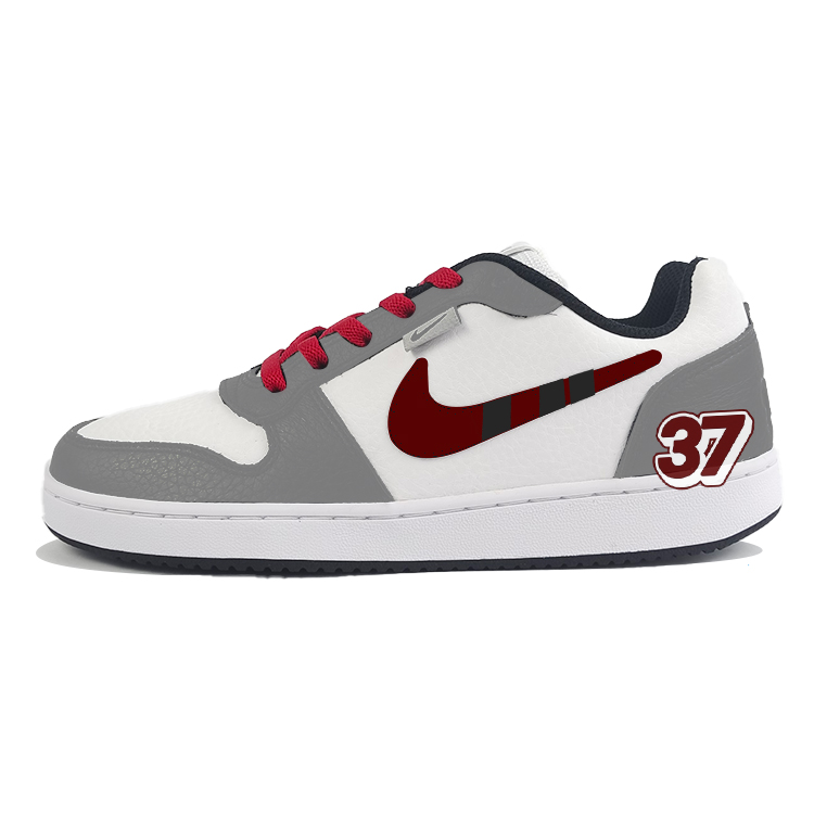 Nike EBERNON Slip-Resistant Low-Top Skateboard Shoes Men's Gray
