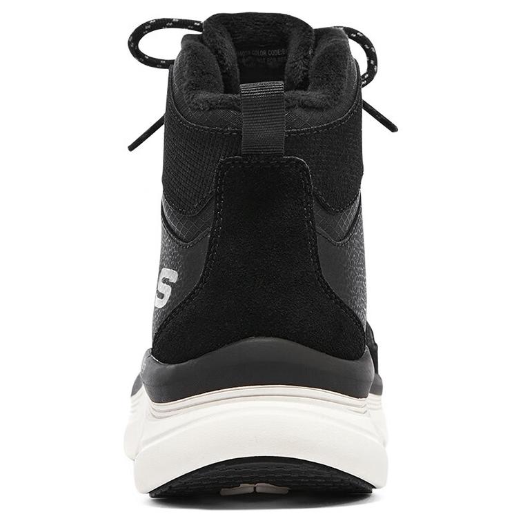 Skechers Cushioning Wear-Resistant High-Top Casual Shoes Women's Black купить в интернет-магазине Yoocart с быстрой доставкой по России.