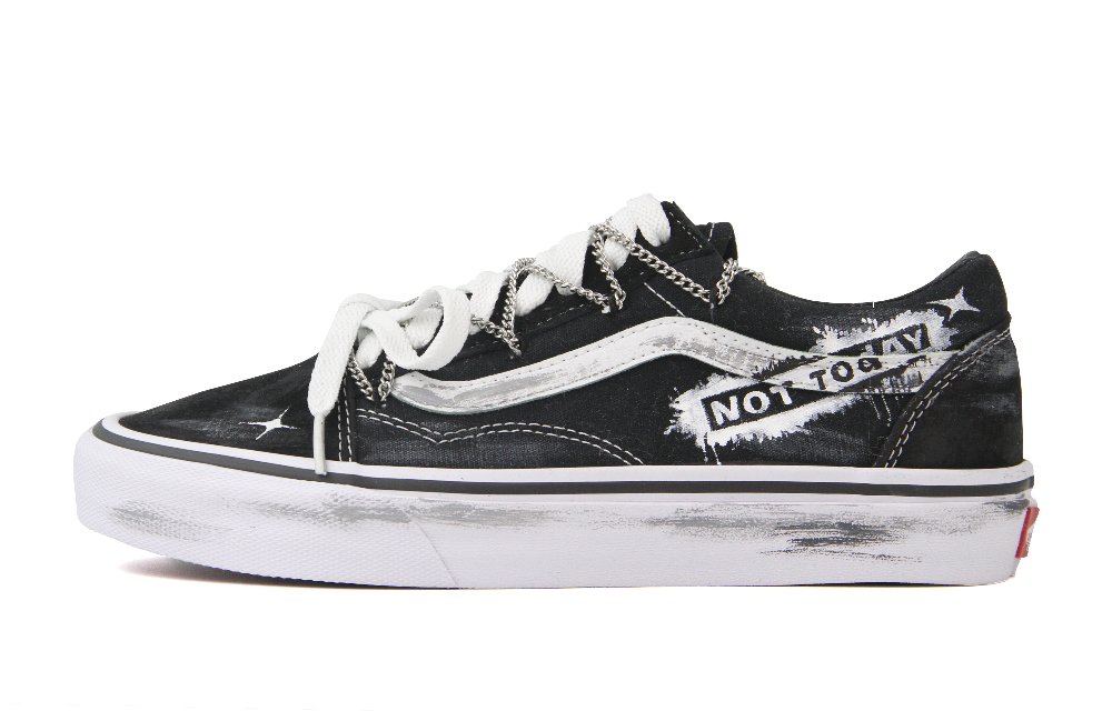 Vans Ward Anti-Slip Wear-Resistant Low-Top Canvas Shoes Unisex Black