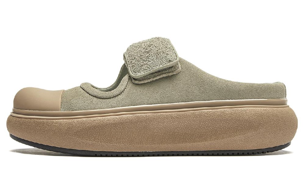 LiNing Cloud Travel Marie Cushioning Wear-Resistant Low-Top Casual Shoes Women's Withered Grass Gray