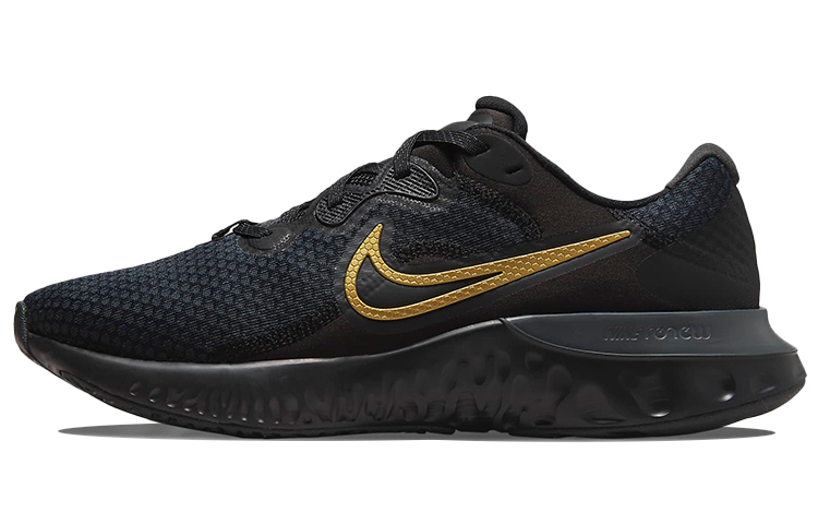 Nike Renew Run 2 Black Metallic Gold