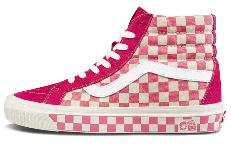 Vans Style 38 Checkerboard Pink/White