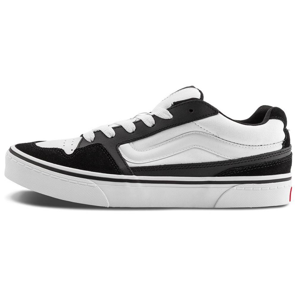 Vans Anti-Slip Wear-Resistant Low-Top Skateboard Shoes Men's Black White