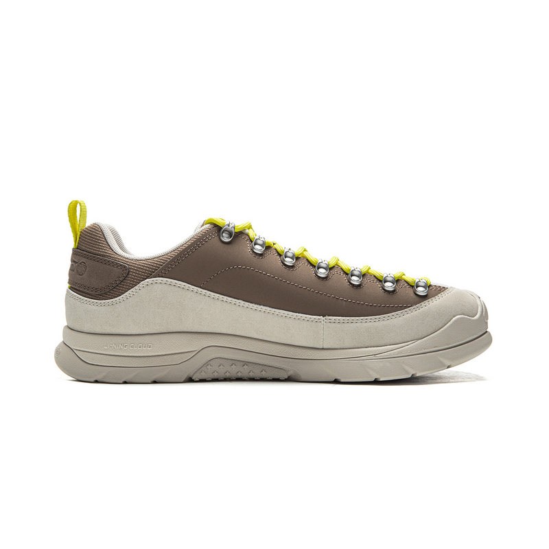 LiNing Cushioning, Slip Resistant, Abrasion Resistant, Lightweight, Rebound Low top Outdoor Shoes Unisex Taupe Gray купить в интернет-магазине Yoocart с быстрой доставкой по России.