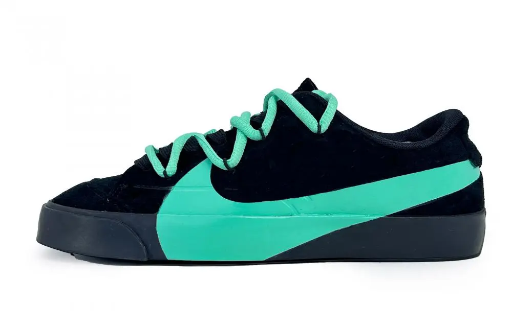 Nike Blazer Low-Top Skateboard Shoes Women's Tiffany Green