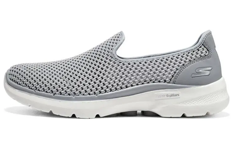 Skechers Go Walk 6 Shoes 'Grey White' Women's