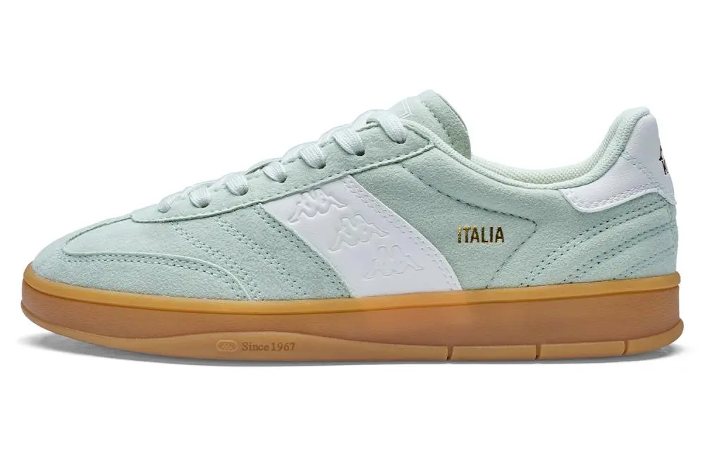 Kappa Back to Back Anti Slip Wear Resistant Low Top Skateboard Shoes Women's Lake Green