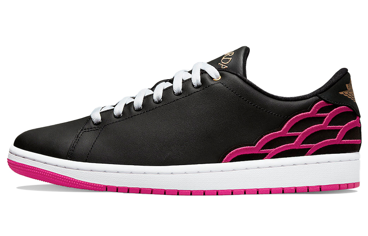 Jordan 1 Centre Court Black Pink White Women's