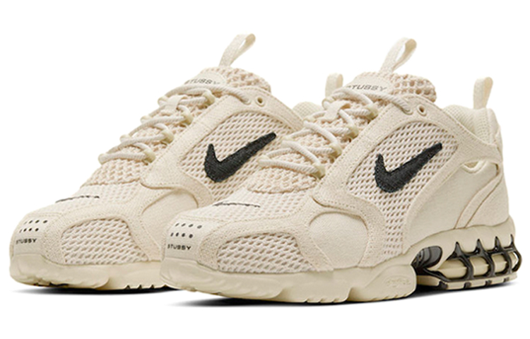 Nike X Stussy Air Zoom Spiridon Caged 2 'Fossil' купить в интернет-магазине Yoocart с быстрой доставкой по России.
