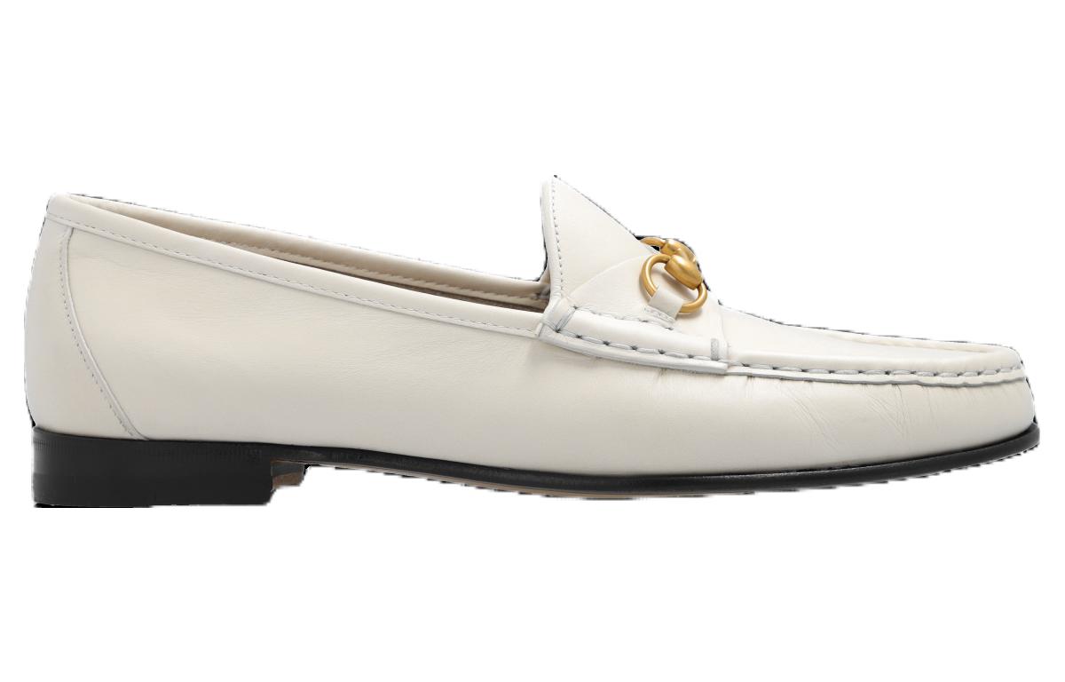 GUCCI Horsebit 1953 Casual Shoes Women's White