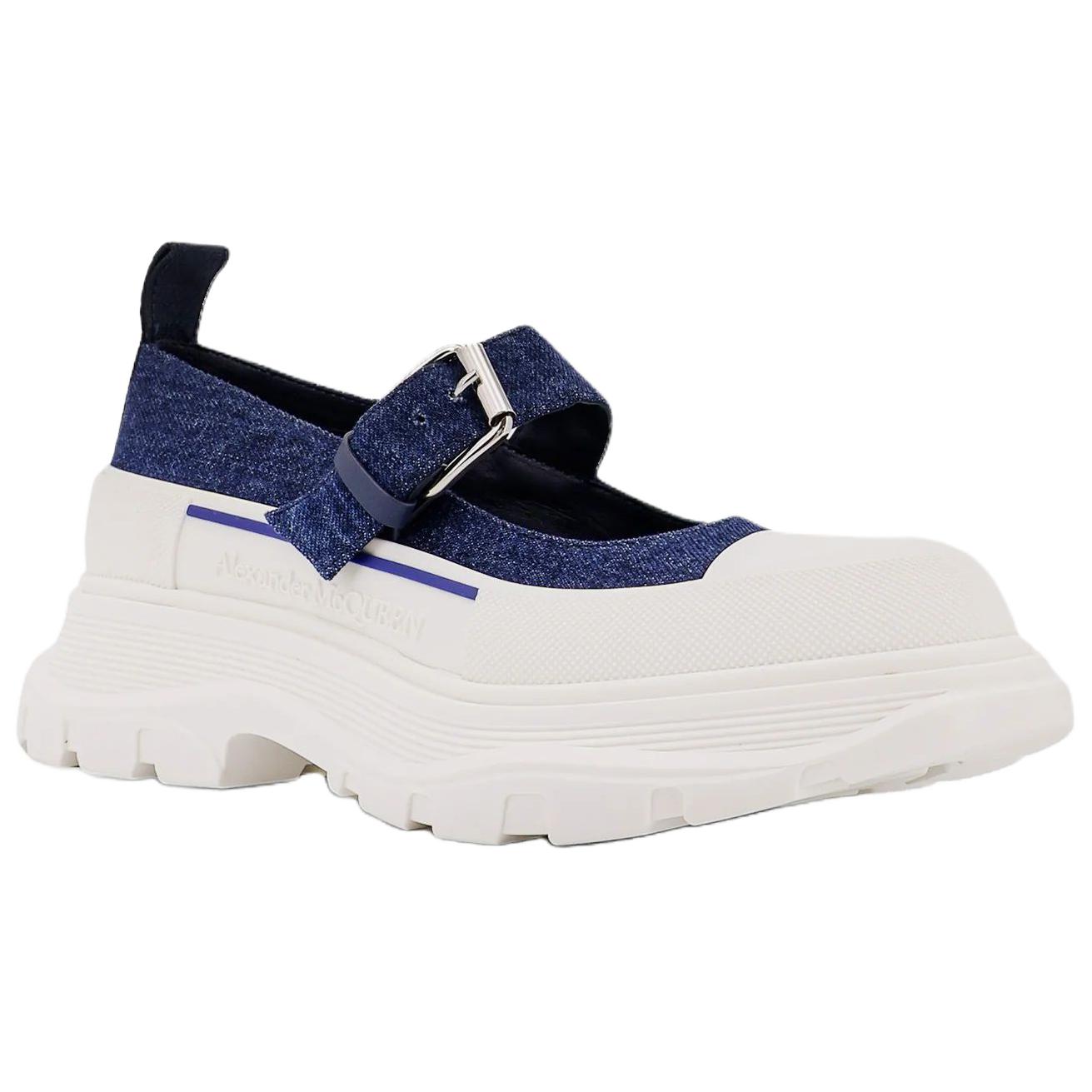 Alexander McQueen Denim Mary Jane Shoes Women's купить в интернет-магазине Yoocart с быстрой доставкой по России.