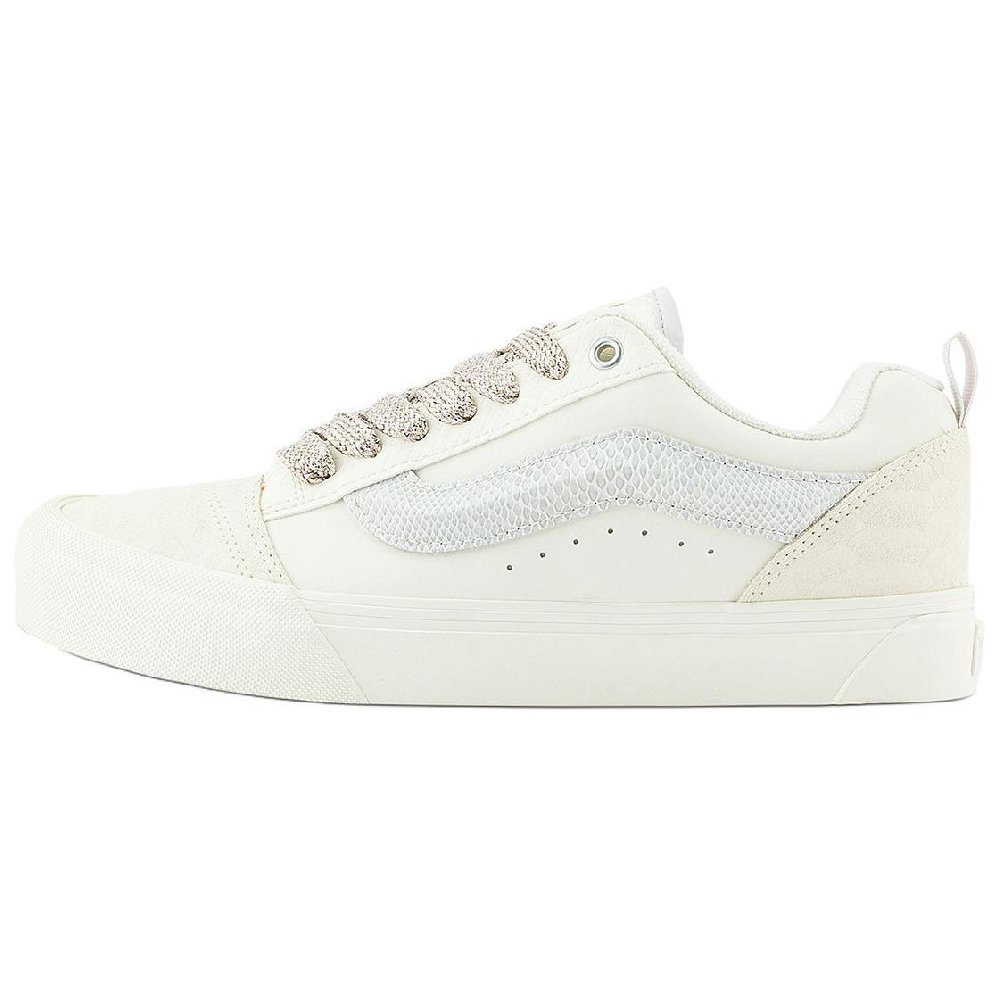 Vans Knu Skool Anti-Slip Wear-Resistant Low-Top Skateboard Shoes Unisex Ecru