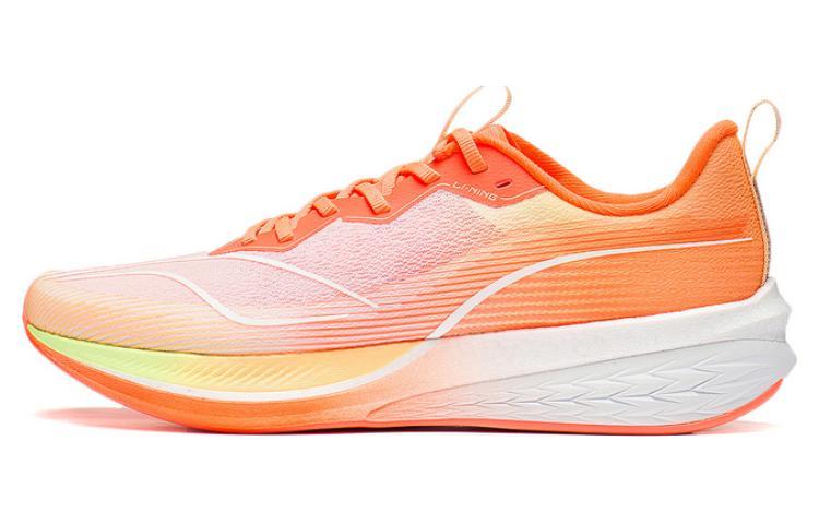 LiNing Red Hare 6 Pro Cushioning Wear Resistant Low Top Casual Running Shoes Men's Orange
