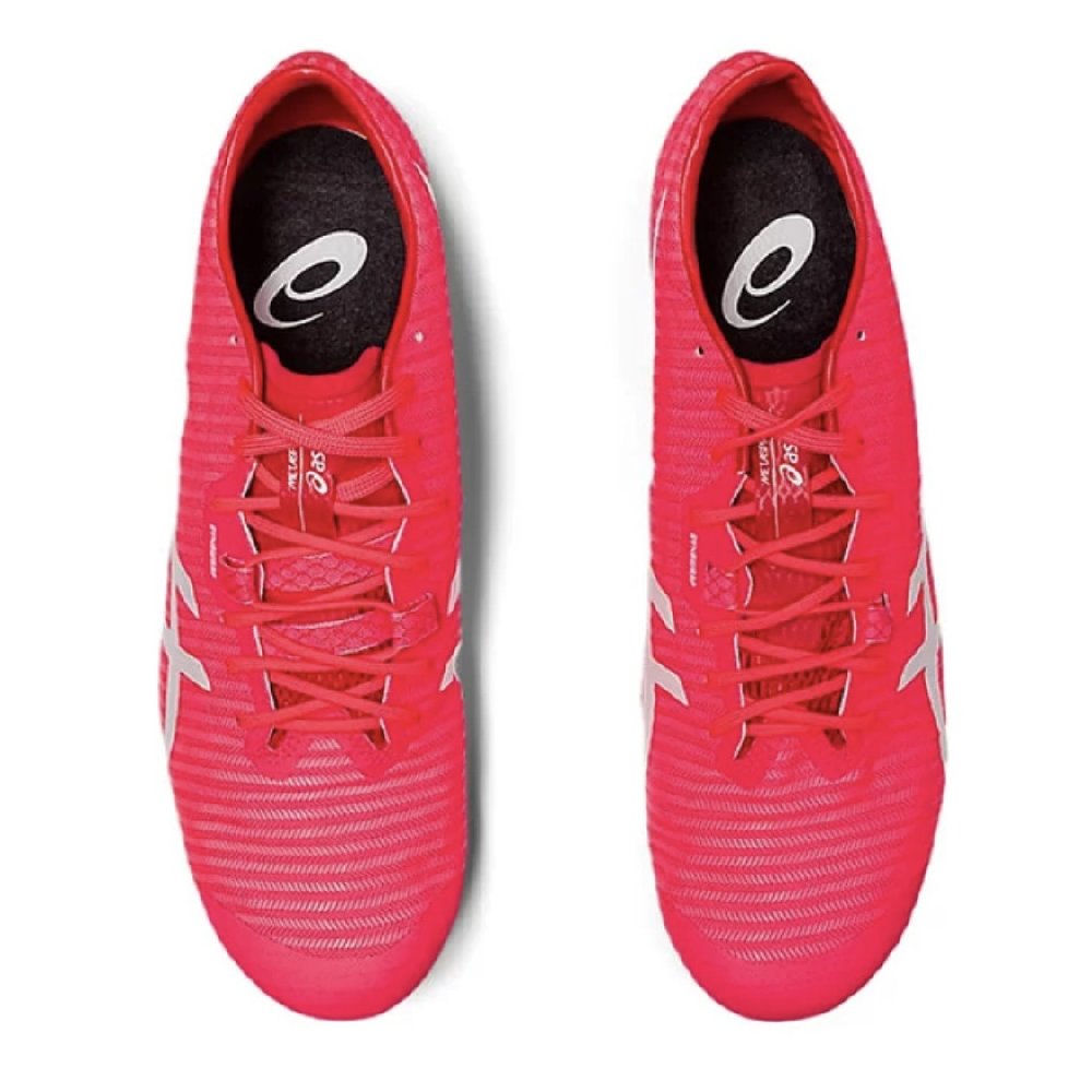 Asics Metasprint Slip Resistant Low Top Carbon Plate Running Shoes Men's Red