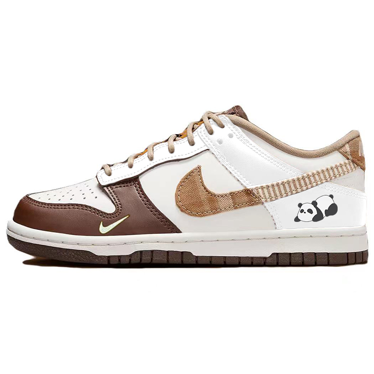 Nike Dunk Slip-Resistant Cushioning Low-Top Skateboard Shoes Women's Brown