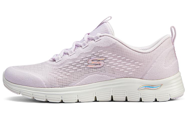 Skechers Breathable Low-Top Casual Running Shoes Women's Purple
