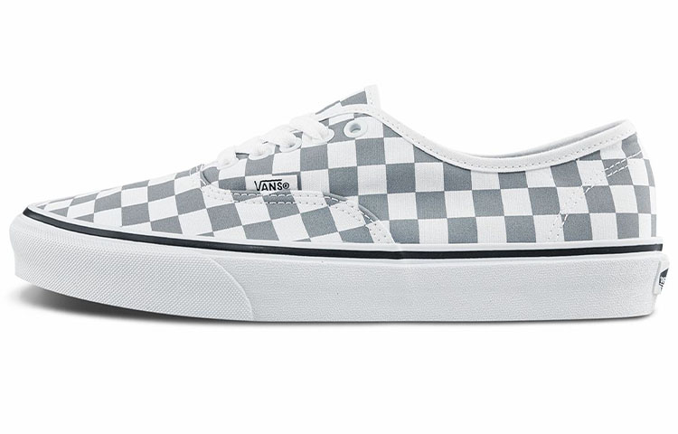 Vans Authentic Low Tops Casual Skateboarding Shoes Unisex Gray White
