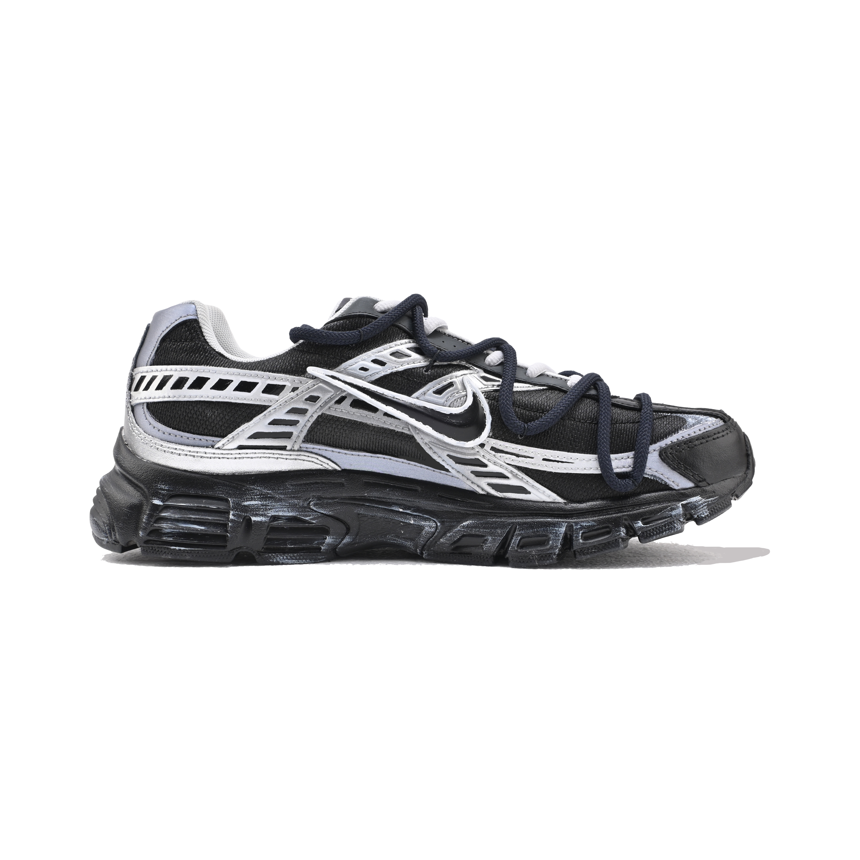 Nike Initiator Cushioning, Breathable, Supportive Low top Casual City Commute Running Shoes Men's Black