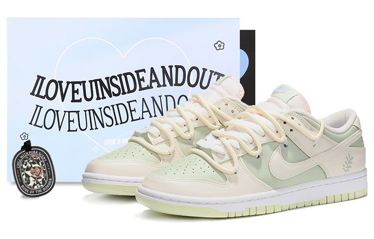 Nike Dunk Low Lime Ice Low-Top Skateboard Shoes Women's Beige Green купить в интернет-магазине Yoocart с быстрой доставкой по России.