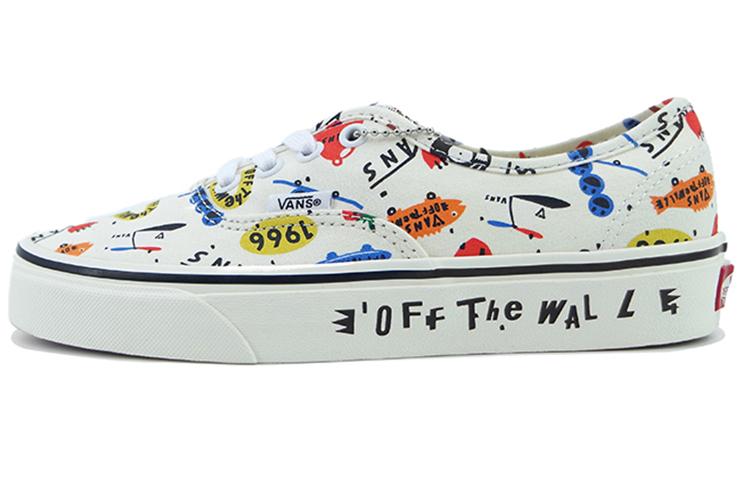 Vans Authentic Low Tops Skateboarding Shoes Creamy White Creamwhite