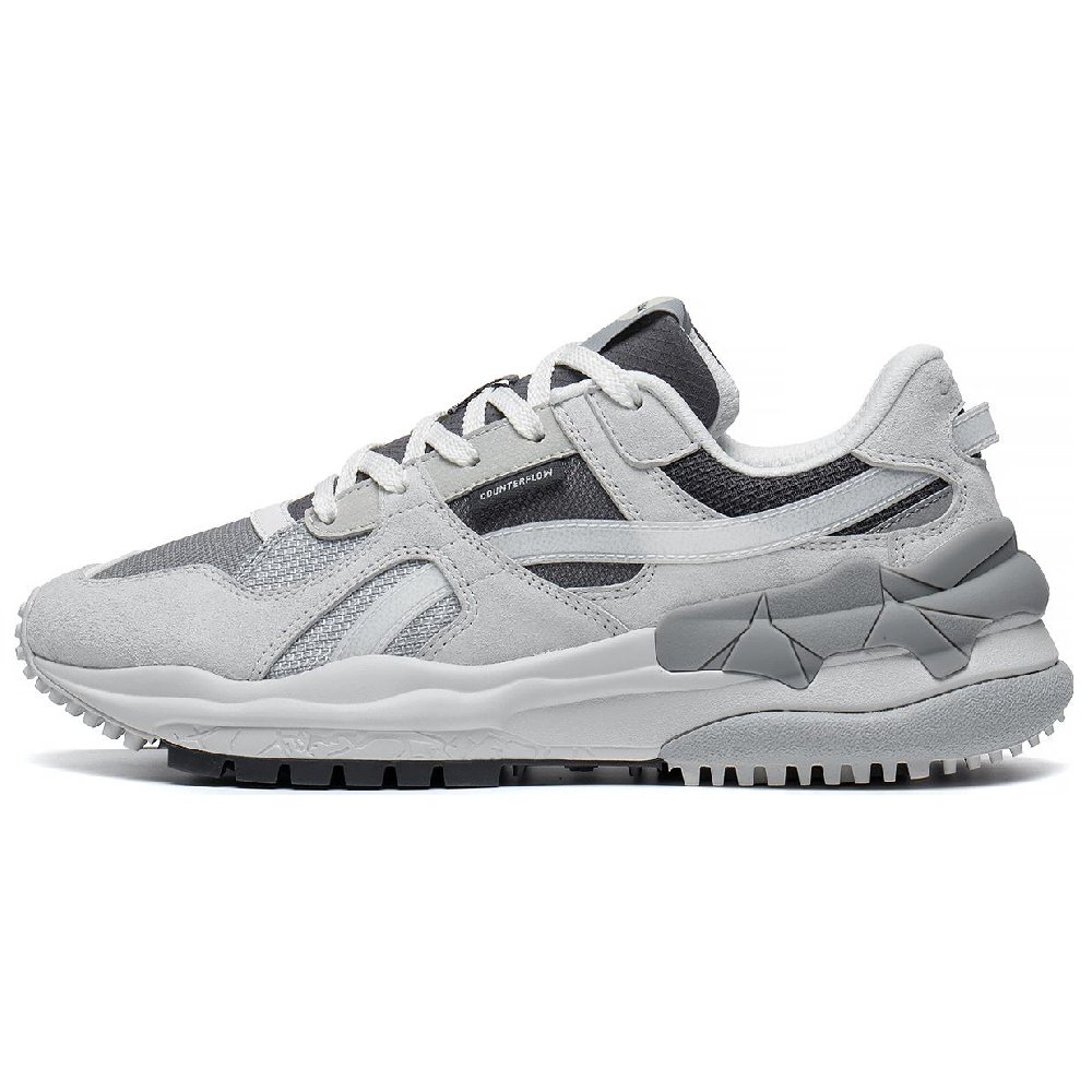 LiNing Origin CF Tracing Durable Breathable Low-Top Sports Casual Shoes Women's Gray Black