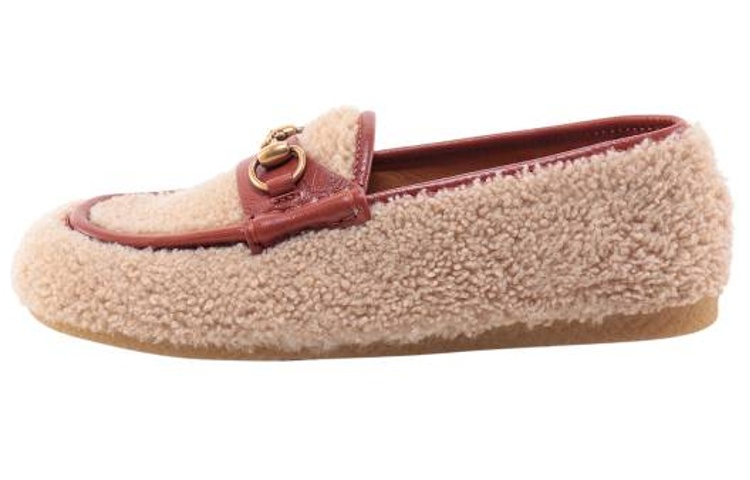 GUCCI Horsebit Loafer 'Ivory Merino Wool'