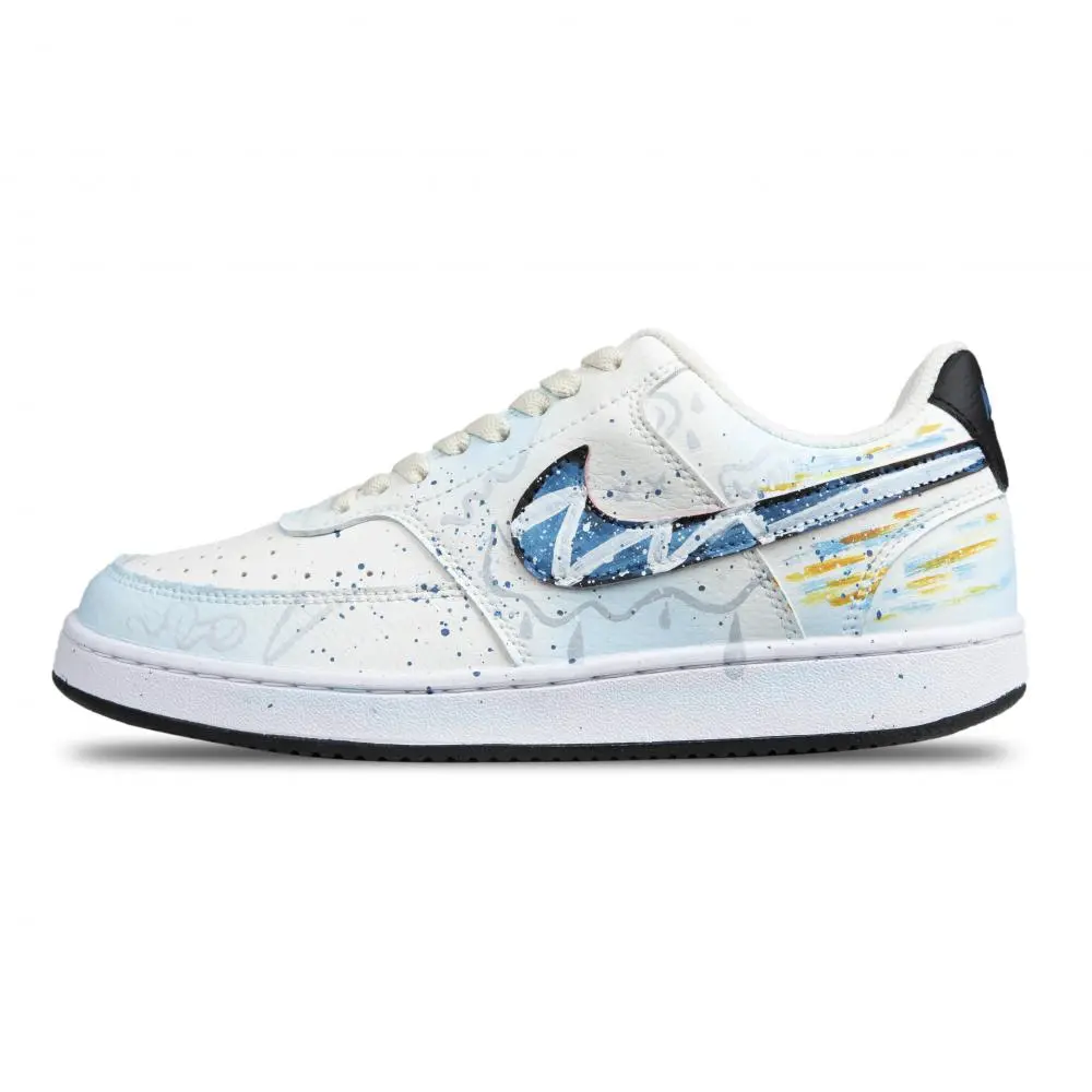 Nike Court Vision 1 Skateboard Shoes Men's Low top Yellow