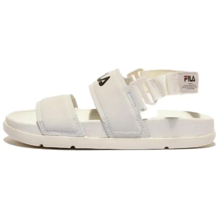 FILA Pillar Beach Sandals Unisex Beige Korean Style