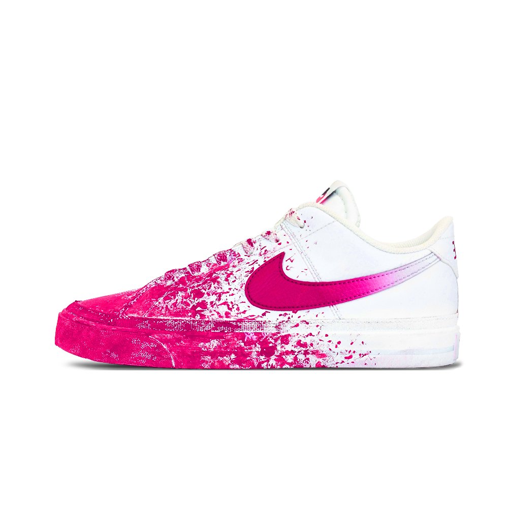Nike Court Legacy Skateboard Shoes Men's Low top Pink, White