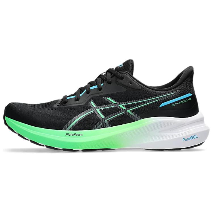 Asics GT 1000 13 Black Digital Aqua