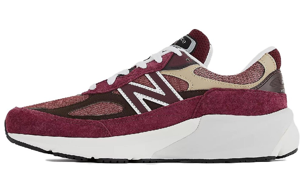 New Balance 990v6 MiUSA Teddy Santis Burgundy Tan