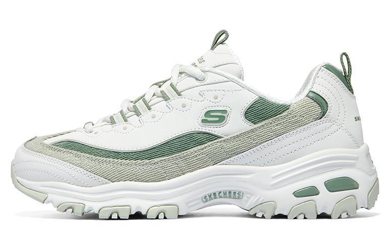 Skechers Dlites 1.0 'White Light Green' Women's