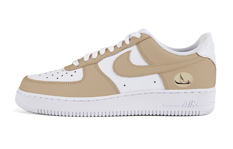Nike Air Force 1 Low Air Force 1 Low-Top Skateboard Shoes Men's Brown