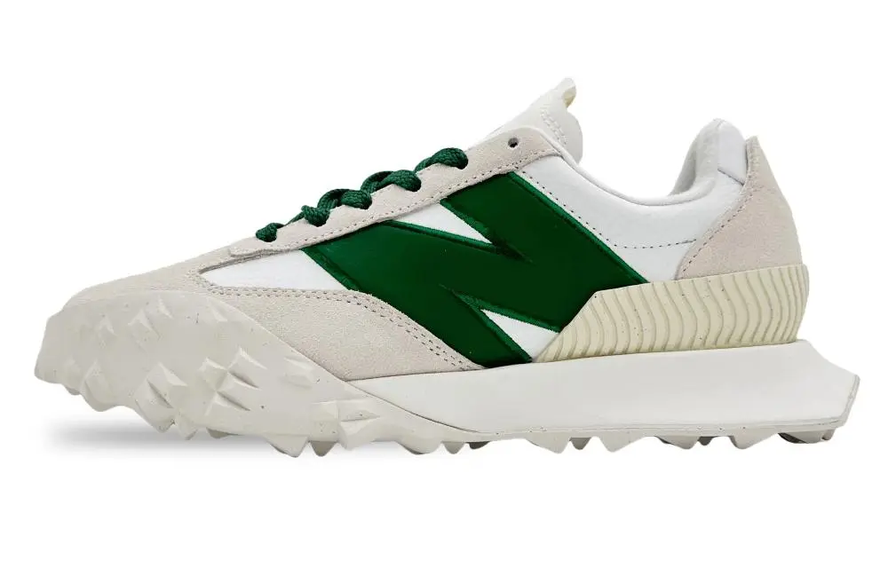 New Balance XC-72 Anti-Slip Wear-Resistant Low-Top Casual Running Shoes Unisex White Green