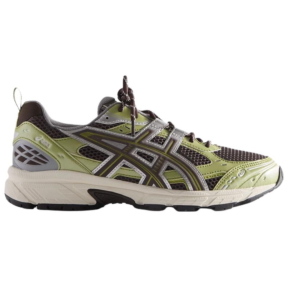 KITH x Asics GEL NUNOBIKI Low Top Running Shoes Unisex Black Green