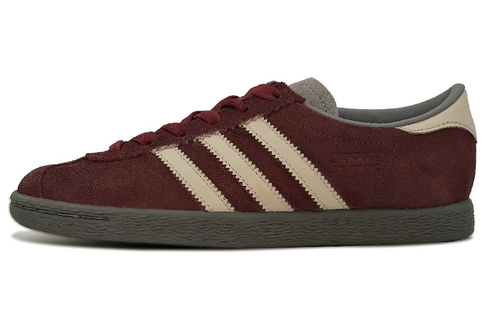 Adidas Originals Stadt Anti-Slip Wear-Resistant Low-Top Skateboard Shoes Men's Burgundy Red