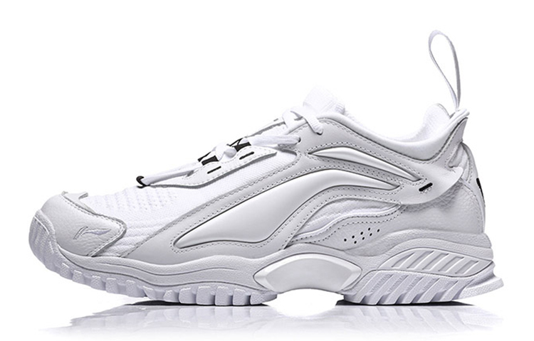 LiNing Aurora Skyline Low Top Athletic Shoes Women's Pure White