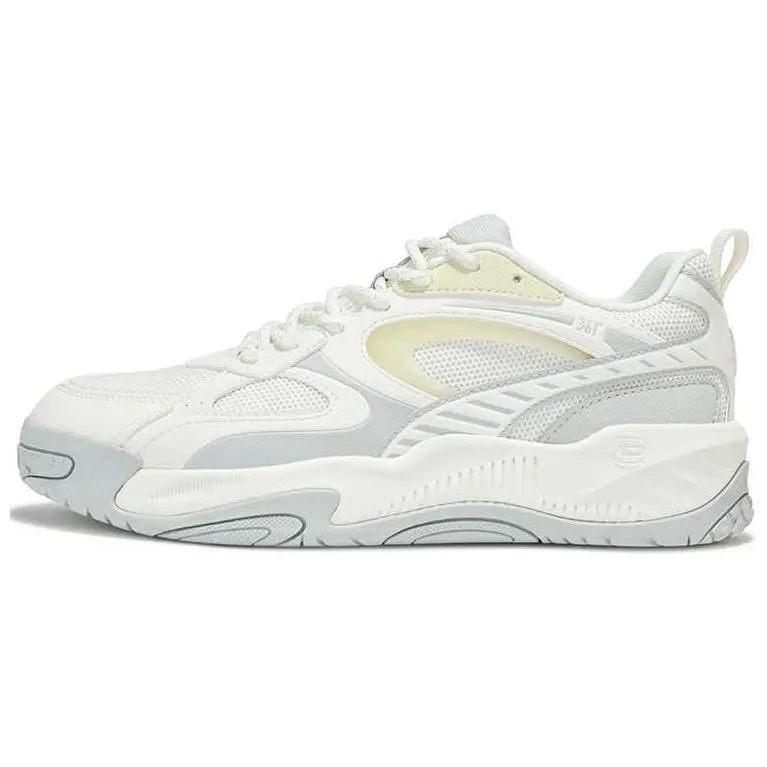 361° Anti-Slip Wear-Resistant Low-Top Casual Shoes Men's White Gray