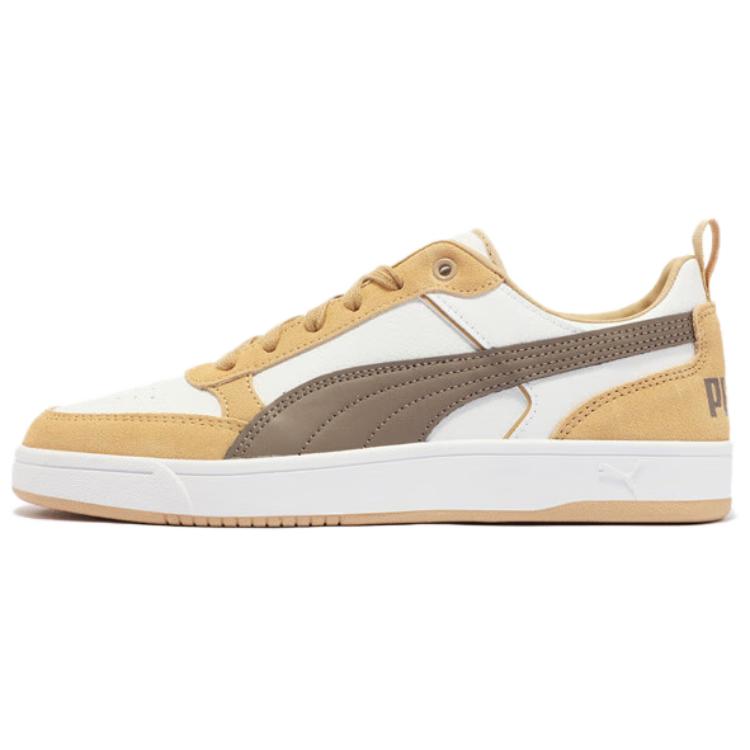 PUMA DRIBBLE Low Top Casual Shoes Unisex White/Tan