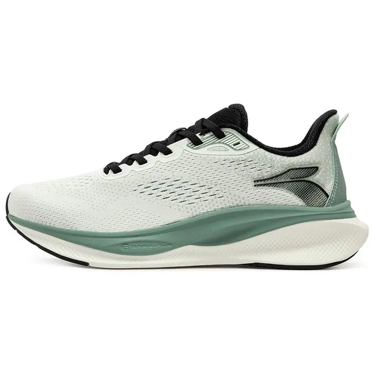 361° Anti Slip And Wear Resistant Breathable Low Top Sprint Running Shoes Unisex Gray Green