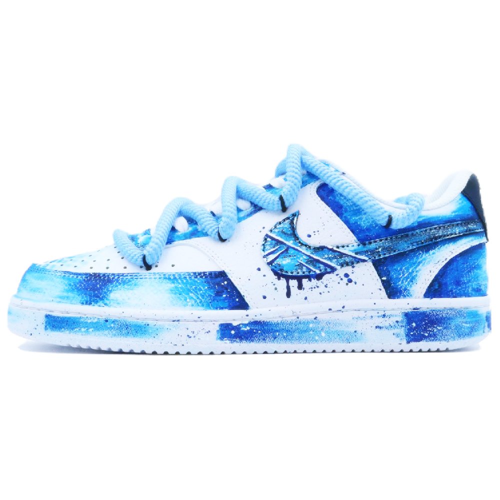 Nike Court Vision 1 Skateboard Shoes Men Low-Top White