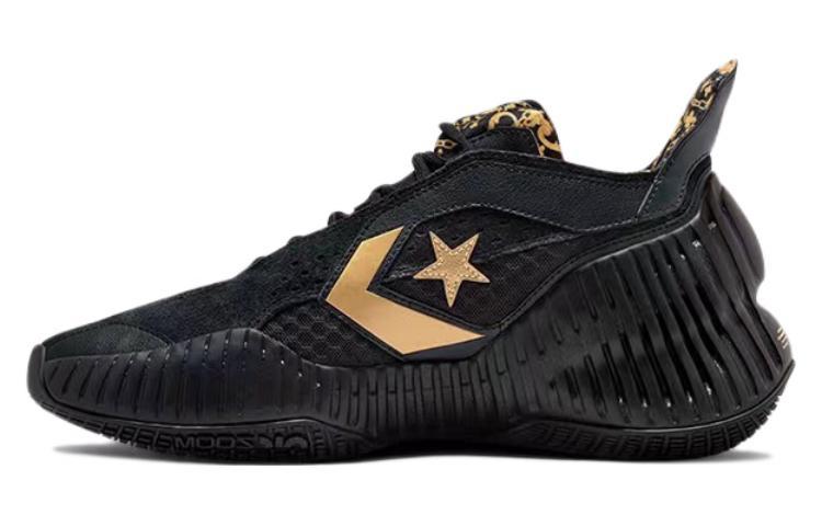 Converse All Star Bb Prototype Cx Mid Black Gold Baroque