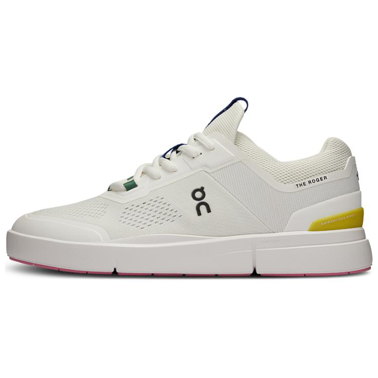 FEIDELEI x On The Roger Spin Anti-Slip Wear-Resistant Low-Top Casual Shoes Women's White Yellow