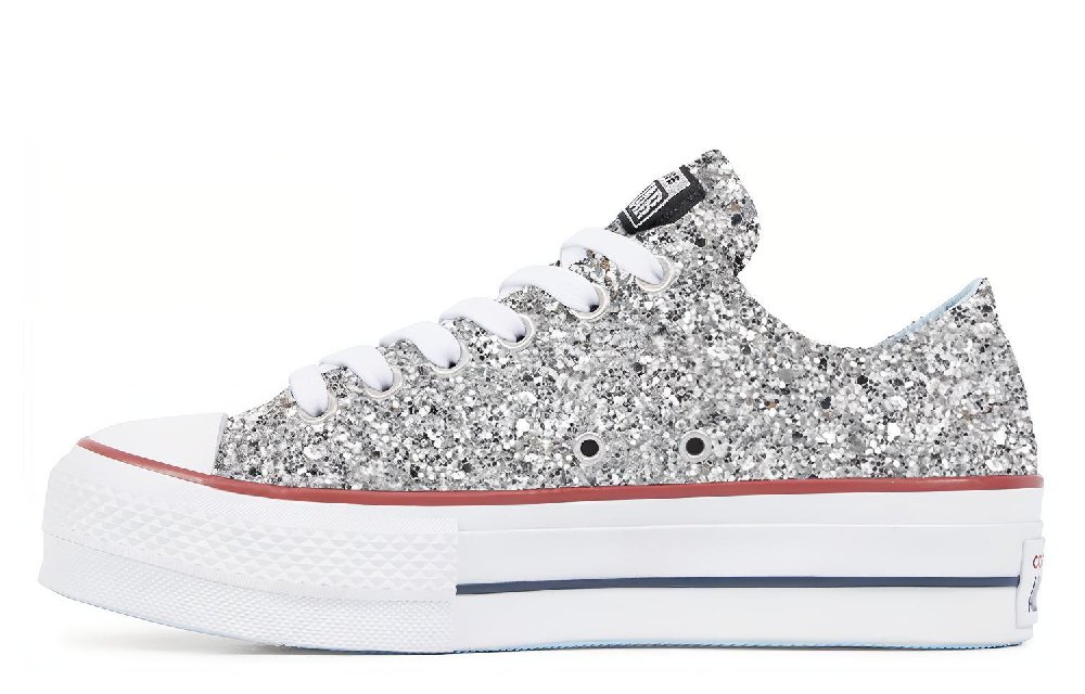 Converse Chiara Ferragni X Women's Chuck Taylor All Star Lift Ox 'Silver Red' Women's