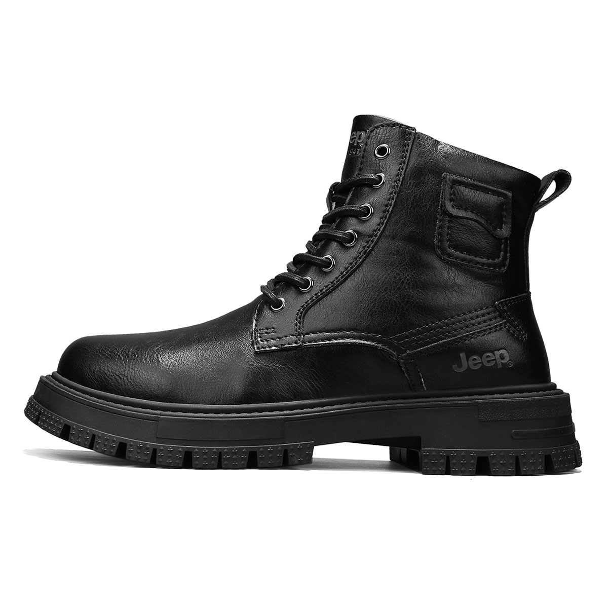 Jeep Short Martin Boot Unisex Black