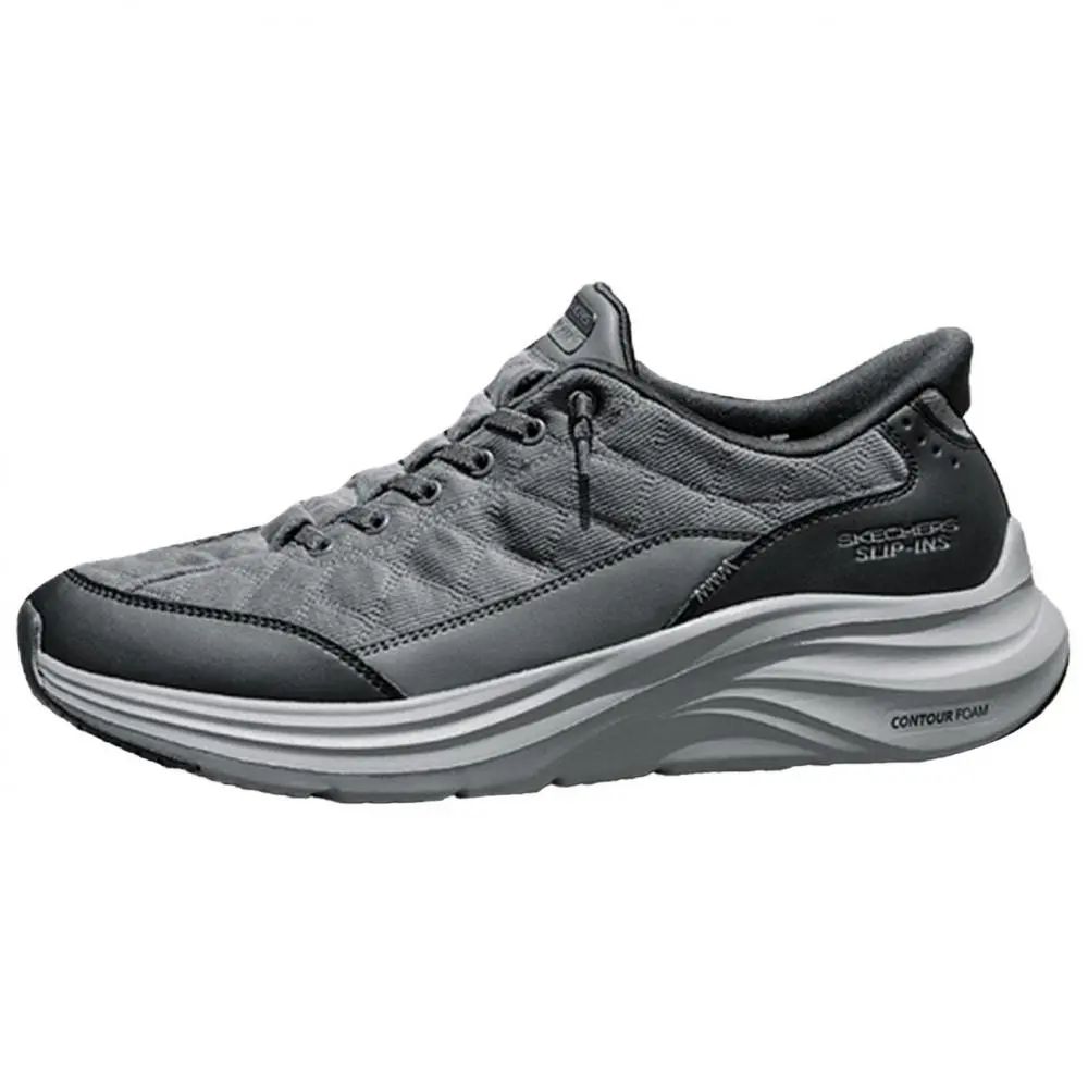 Skechers CONTOUR FOAM Height Increasing Rebound Low top Casual Shoes Men's Gray