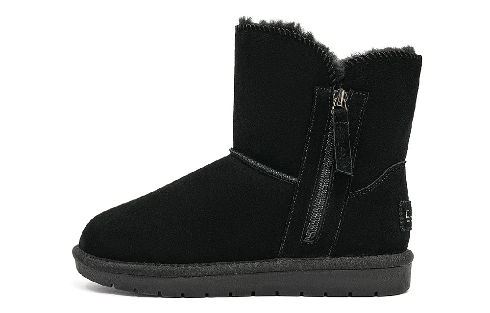 EBLAN Thermal Ankle Length Snow Boots Women's Black